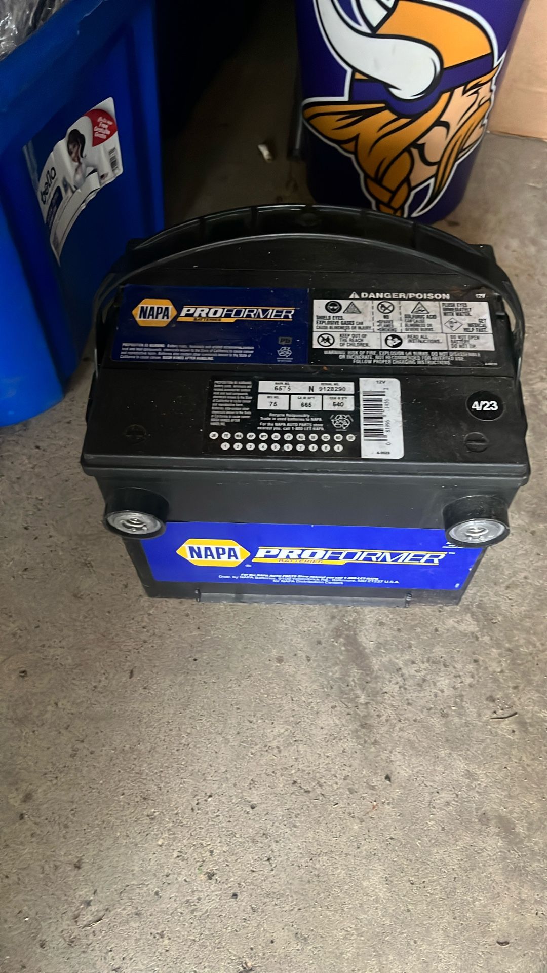 Napa Battery 6575 (paid $170)