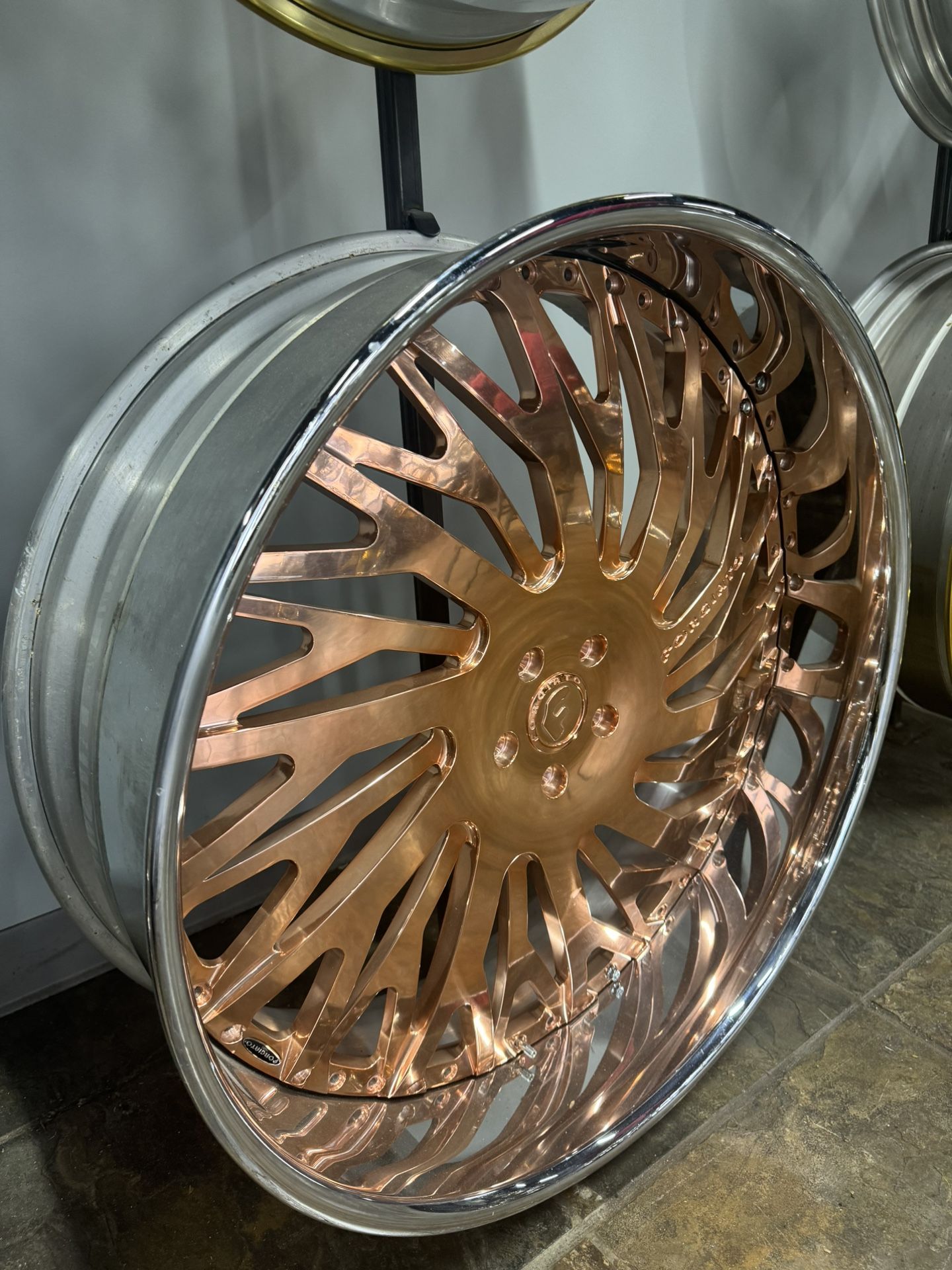 28” Rose Gold Forgiato Wheels Rims 