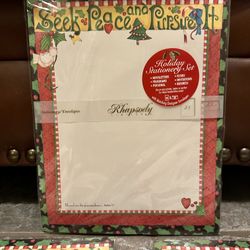 3 Packs Christmas Stationary Paper + Envelopes New!
