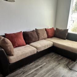 L-Shaped Sectional Couch – Freshly Cleaned – $400 (Gilbert, AZ)