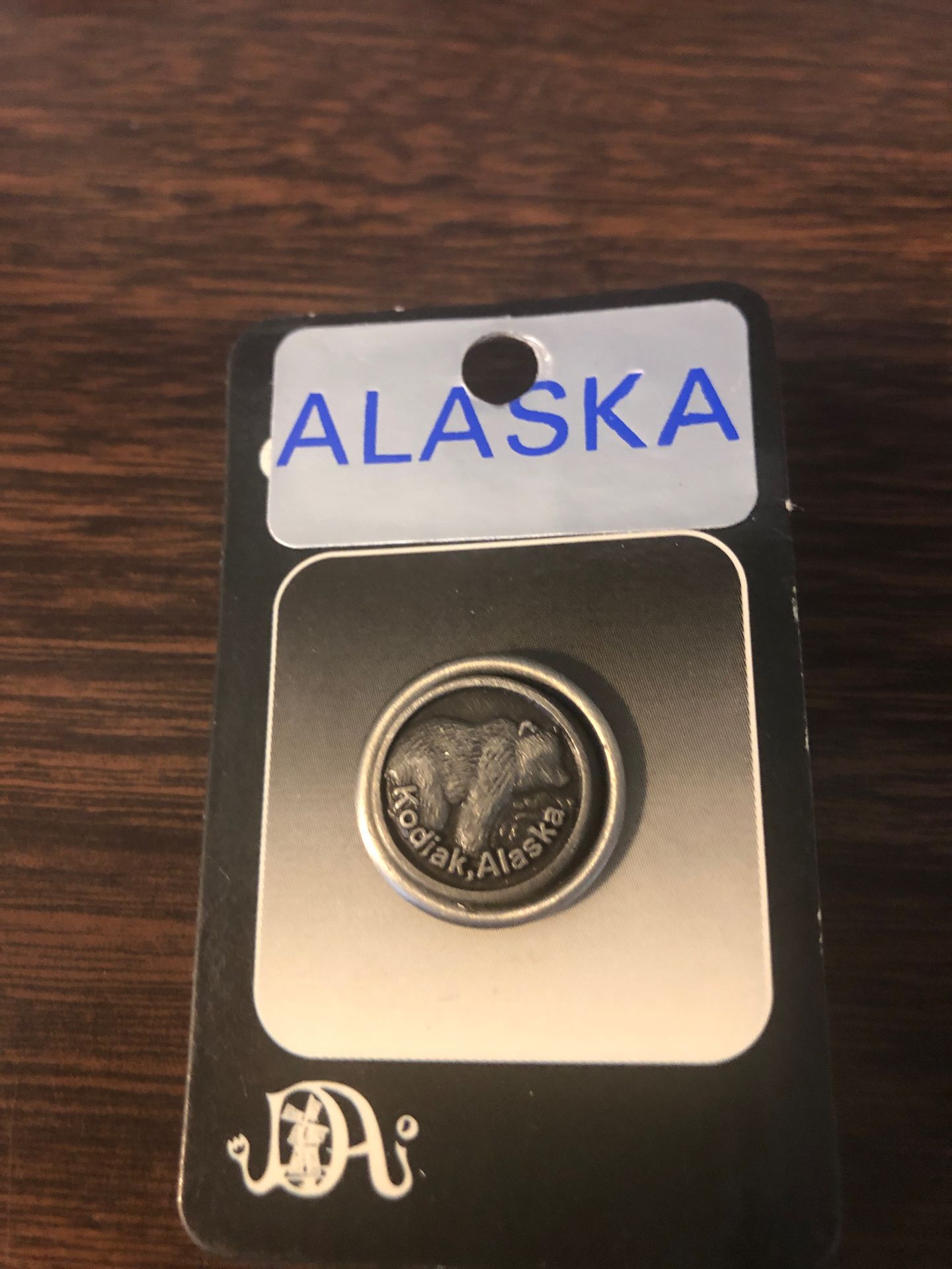 Kodiak, Alaska Collectors Pin