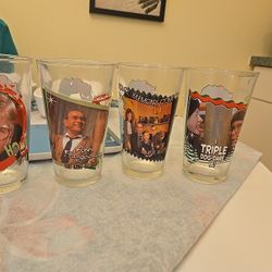 Collectible "A Christmas Story" Collector Series Pint Glasses. Set Of 4.