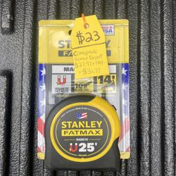 Stanley 25’ Magnetic Fatmax Measuring Tape