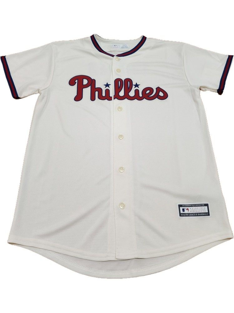 Trea Turner Philadelphia Phillies MLB Youth L(14/16) Ivory Cream Alternate Player Jersey