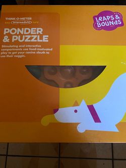 Ponder & puzzle for dog