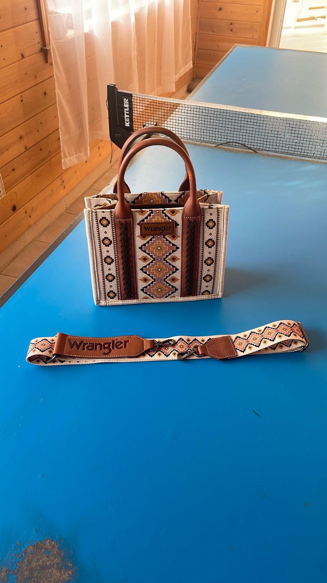 wrangler aztec tote bag