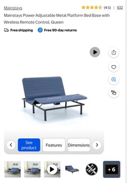 Queen Platform Bed Base (Adjustable with Remote Control)