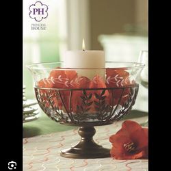 Princess House Gloria Florero Y Base -2 Piezas