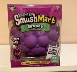 Crazy Fun Scented SmushMart Grapes Squishy Toy