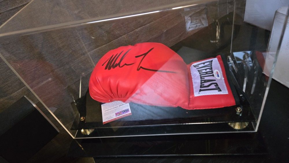 Autographed Mike Tyson Glove