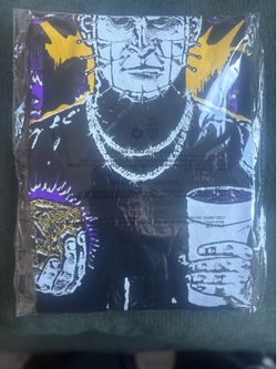 Awful lot of cough syrup pin head tee