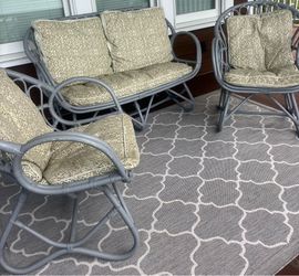 Vintage Rattan Outdoor Furniture