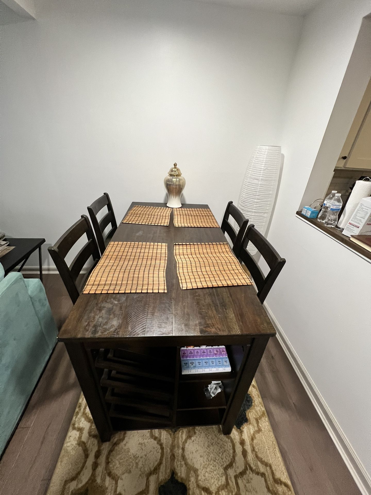Dining Table With 4 Chairs