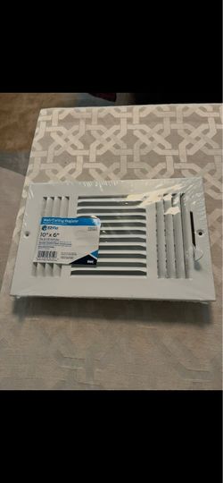 EZ-Flo 10x6 White Wall/Ceiling Register