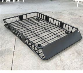 New 500 lb Capacity Heavy Duty Car SUV Van Rooftop Roof Cargo Basket Rack Carrier Caja  Canasta Techo