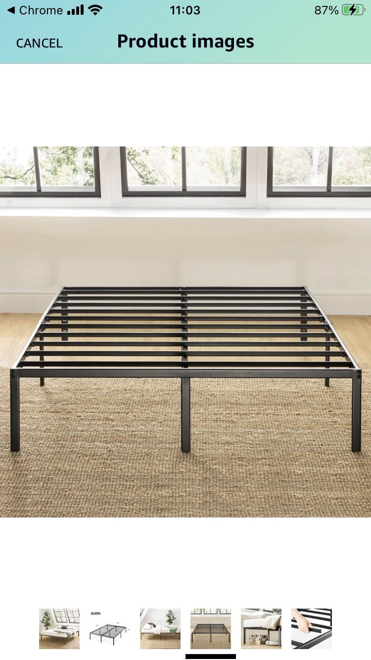 New Queen Size Platform Bed Frame