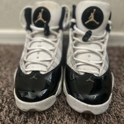 2018 Jordan 6 rings GS w and B