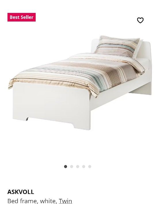 IKEAのダブルサイズベッド ASKVOLL アスクヴォル IKEA ASKVOLL Bed