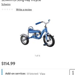 Schwann sting-ray slik Kids’ bike 10by 2.0 wide tread