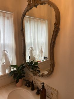 Antique Brass Gold Mirror