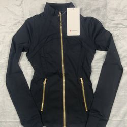 Lululemon Black And Gold Define Jacket