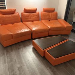 Sofa Sectional & Ottoman 