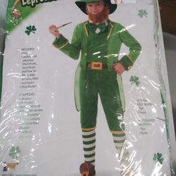 Child Leprechaun Costume Size 12-14