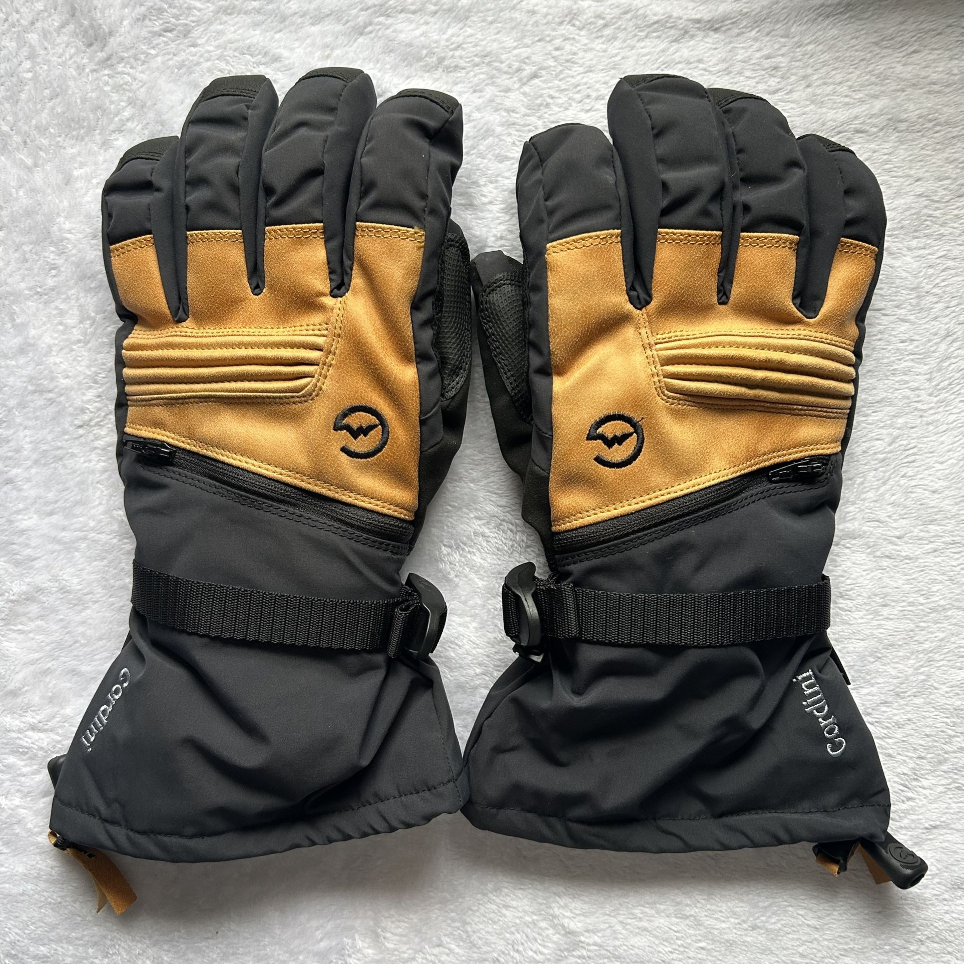 Gordini Black & Tan Gloves - XL