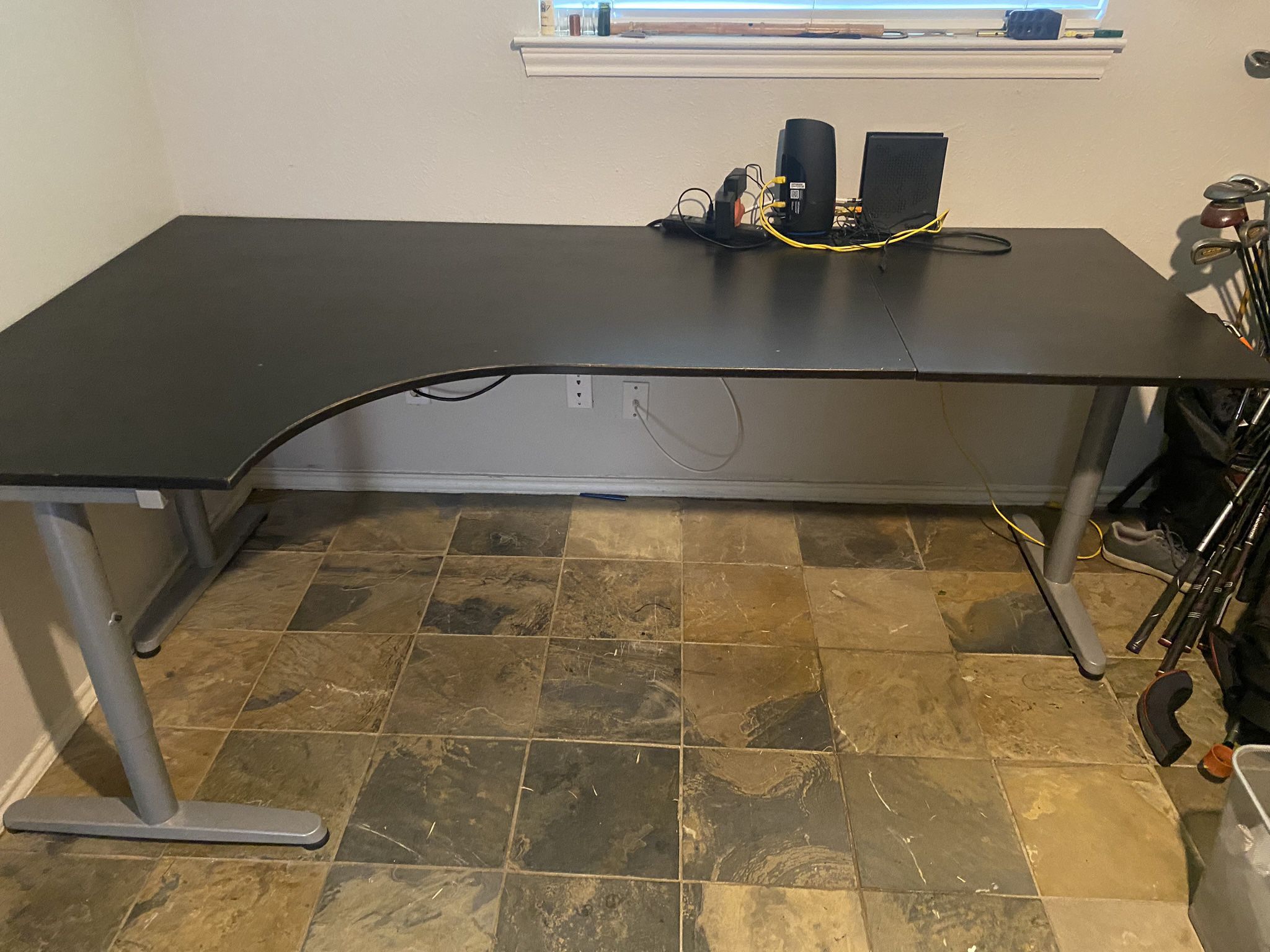 Gallant Ikea Desk, Corner-Left, Generous Work Area 