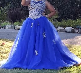Royal blue XV Dress