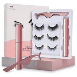 Magnetic Eyelashes And Eyeliner Set