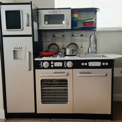 KidKraft Uptown Espresso Wooden Kitchen