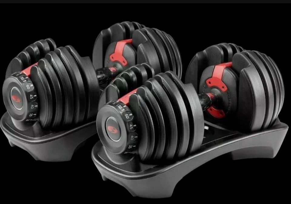 New!! Authentic Bowflex SelectTech 552 Adjustable Dumbbell Pair