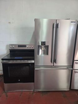 Stainless steel appliances free garage delivery