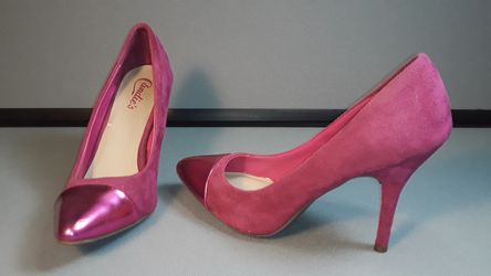 Candies Hot Pink Stiletto Heels size 9