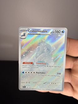 Crabominable Pokemon Card