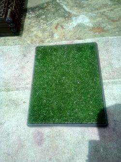 Grass imitation pet bed