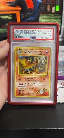 Blaine’s charizard psa 10