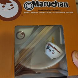 Noodle Bowls With Chopsticks And Spoon