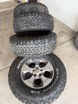 All-Terrain T/A Tires on Jeep Wheels