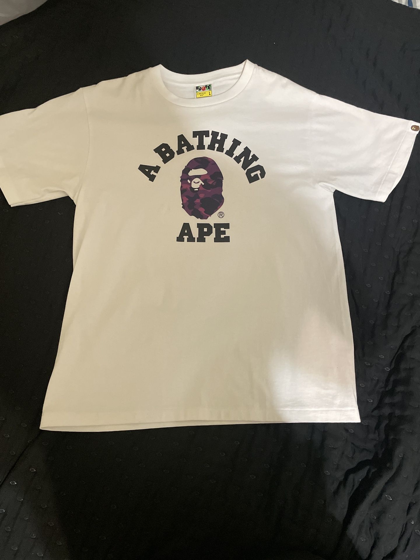 A Bathing Ape Camo College T-Shirt