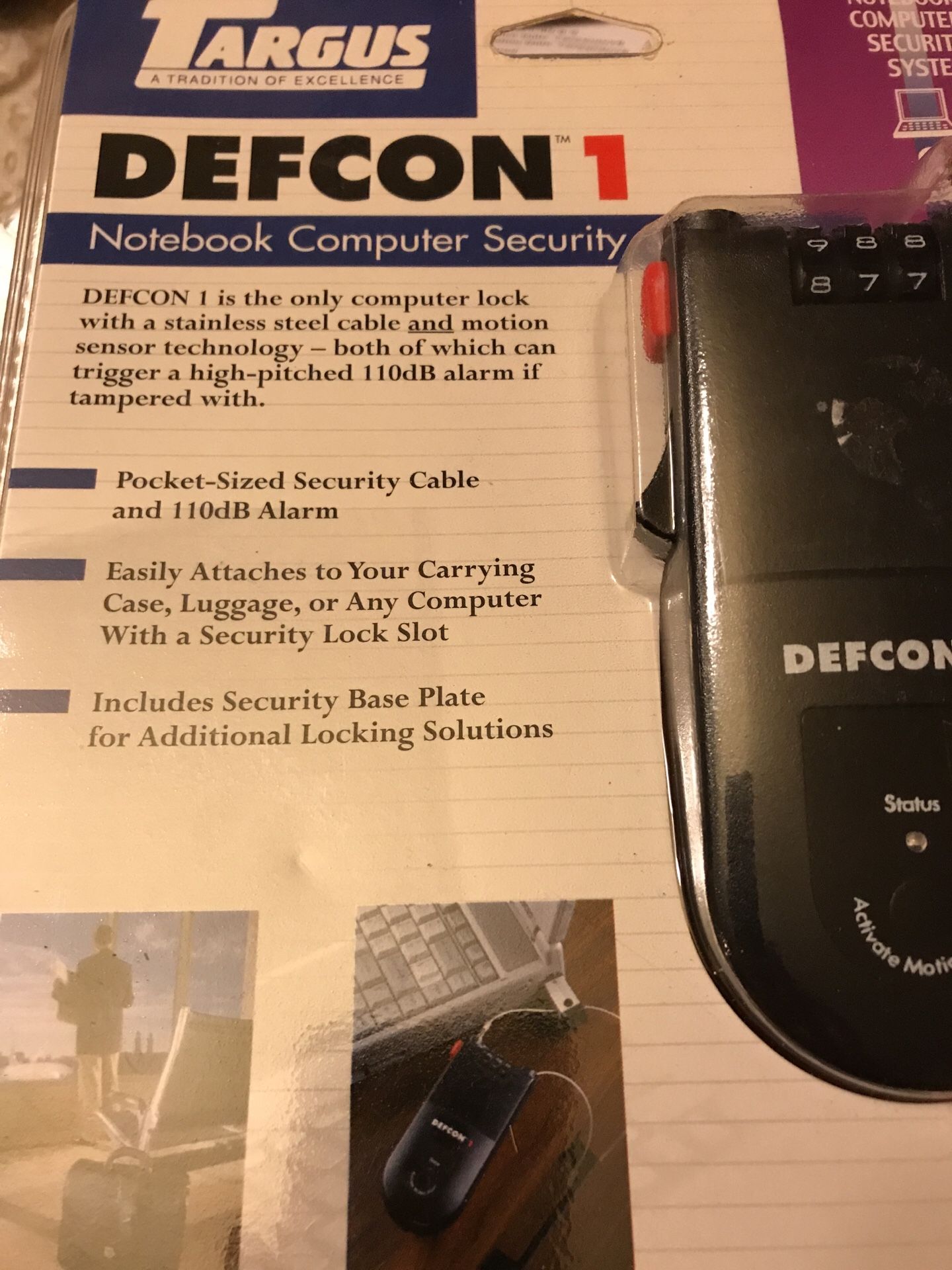 Notebook Computer Security System