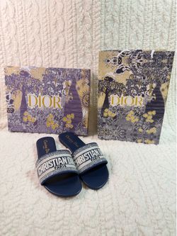 D ior Blue Sandals