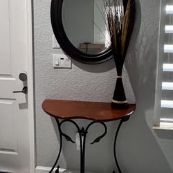 Entryway Table And Mirror