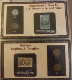 100 years of Lincoln coins &Stamps