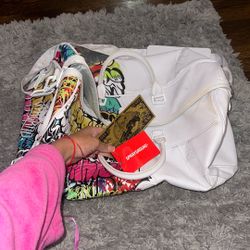 SPRAYGROUND HALF GRAFF DUFFLE BAG