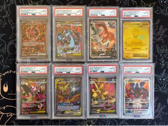 Pokemon PSA 10 slabs
