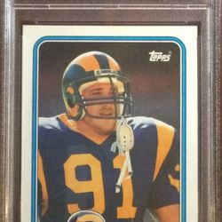 1988 Topps — Kevin Greene — ROOKIE — PSA 8