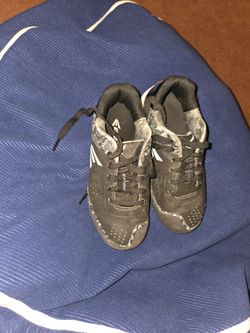 Black Camo Athletic Cleats / Turf Shoes