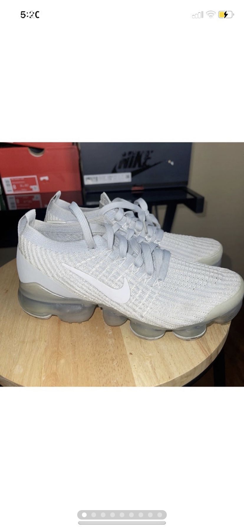 Nike Air VaporMax Flyknit Pure Platinum